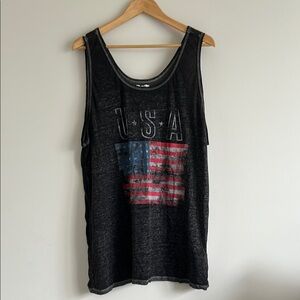 Maurices Charcoal USA Sleeveless Tank Size 3X